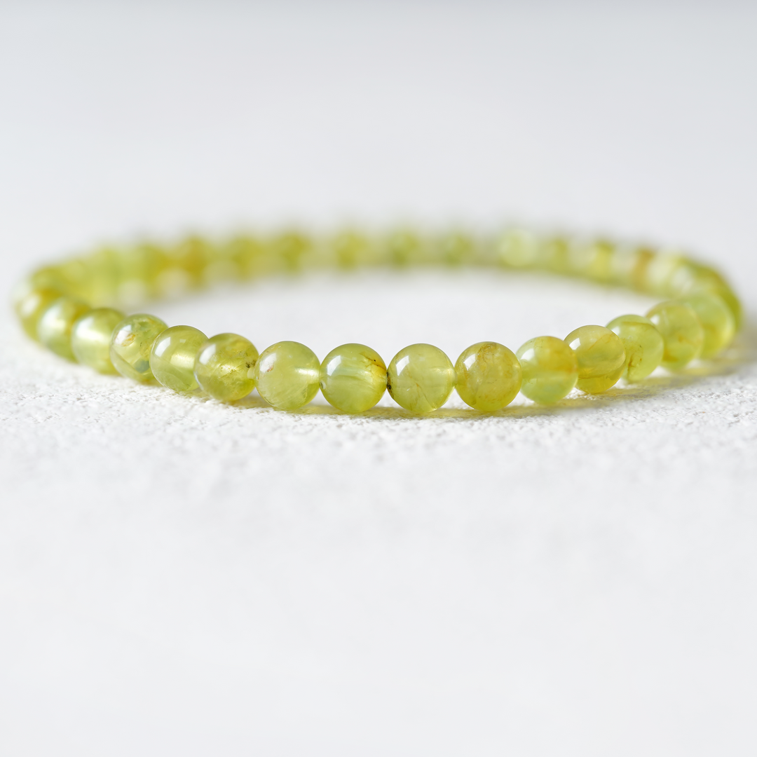 Peridot Energy Bracelet/Breastfeeding Reminder Bracelet ----Healing & Prosperity