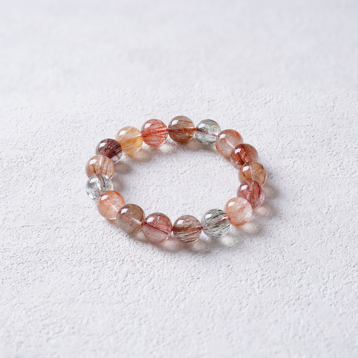 Natural Mixed Rutile Bracelet—Wealth&Power